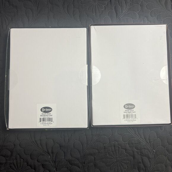 Divinity 2pc Lot of Christmas Greeting Card Boxes, 14 Cards w/Envelopes in Each - Picture 2 of 12